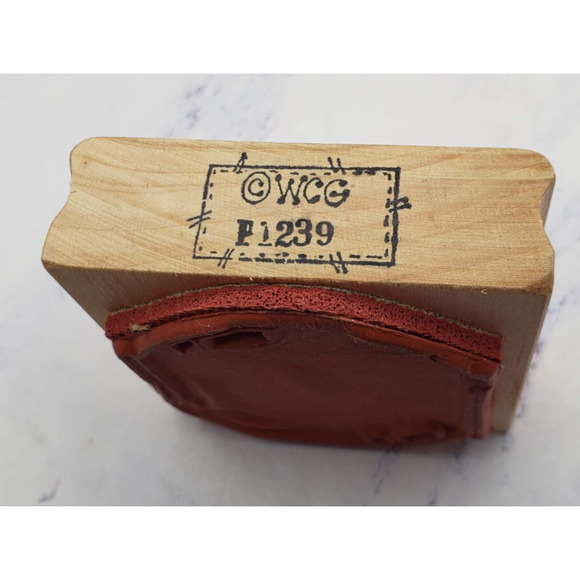 Goldfish Bowl Wood Cellar Graphics Wood Mounted Rubber Stamp - Picture 5 of 7